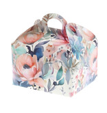 Sweetbox with handle 250 grams "Flowery"- 100*80*110 mm - 50 pieces