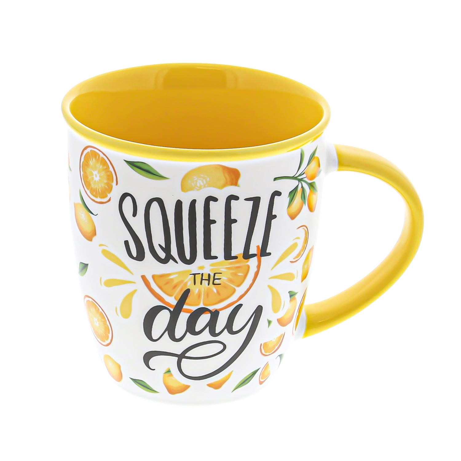 "Lemons" lemons squeeze the day mug -120*85*100mm - 12 pieces