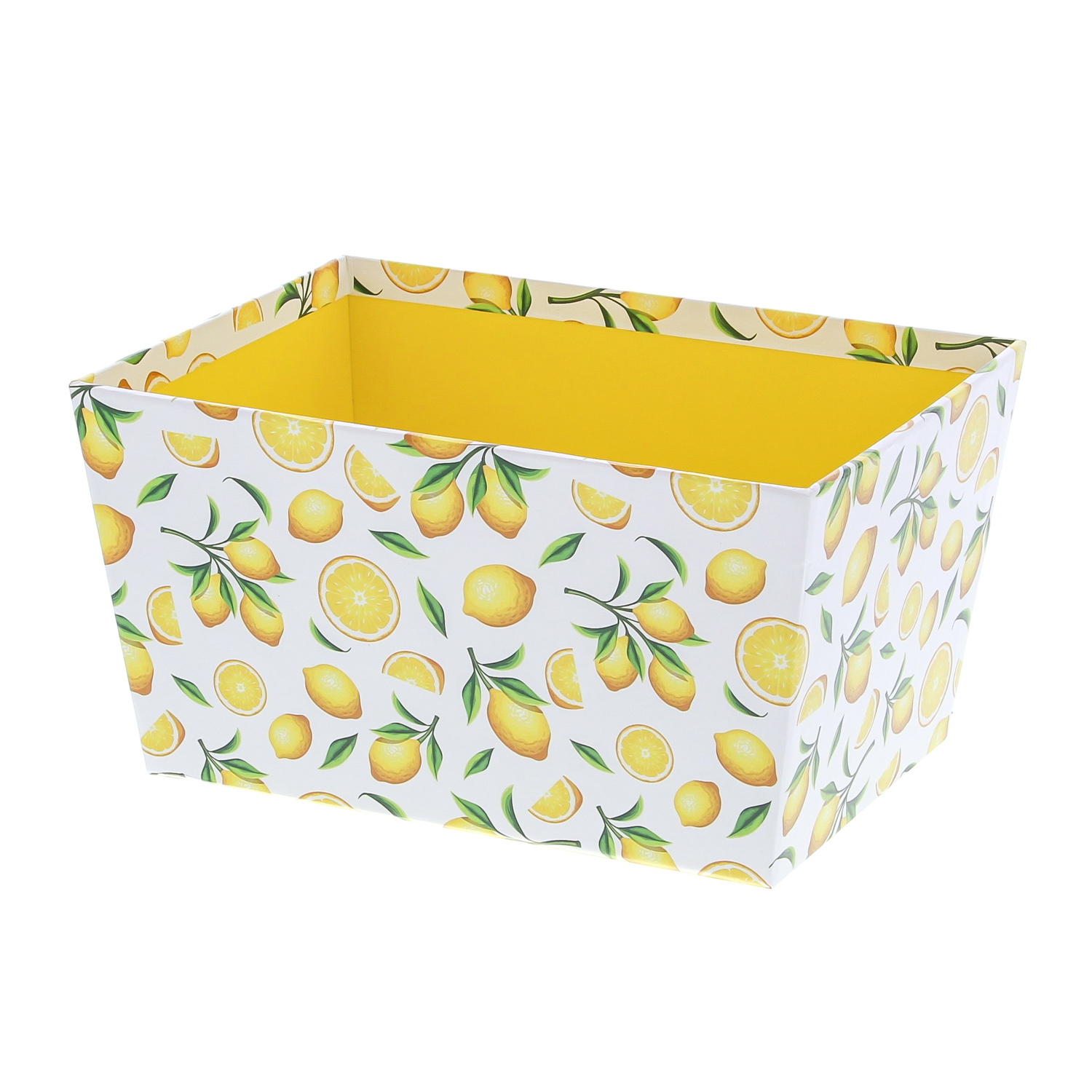 "Lemons" lemons rectangular container -190*140*102 mm - 6 pieces