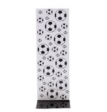 Ballon de football en J-carton "Noir & blanc" - 77*215*50 mm - 50 stuks