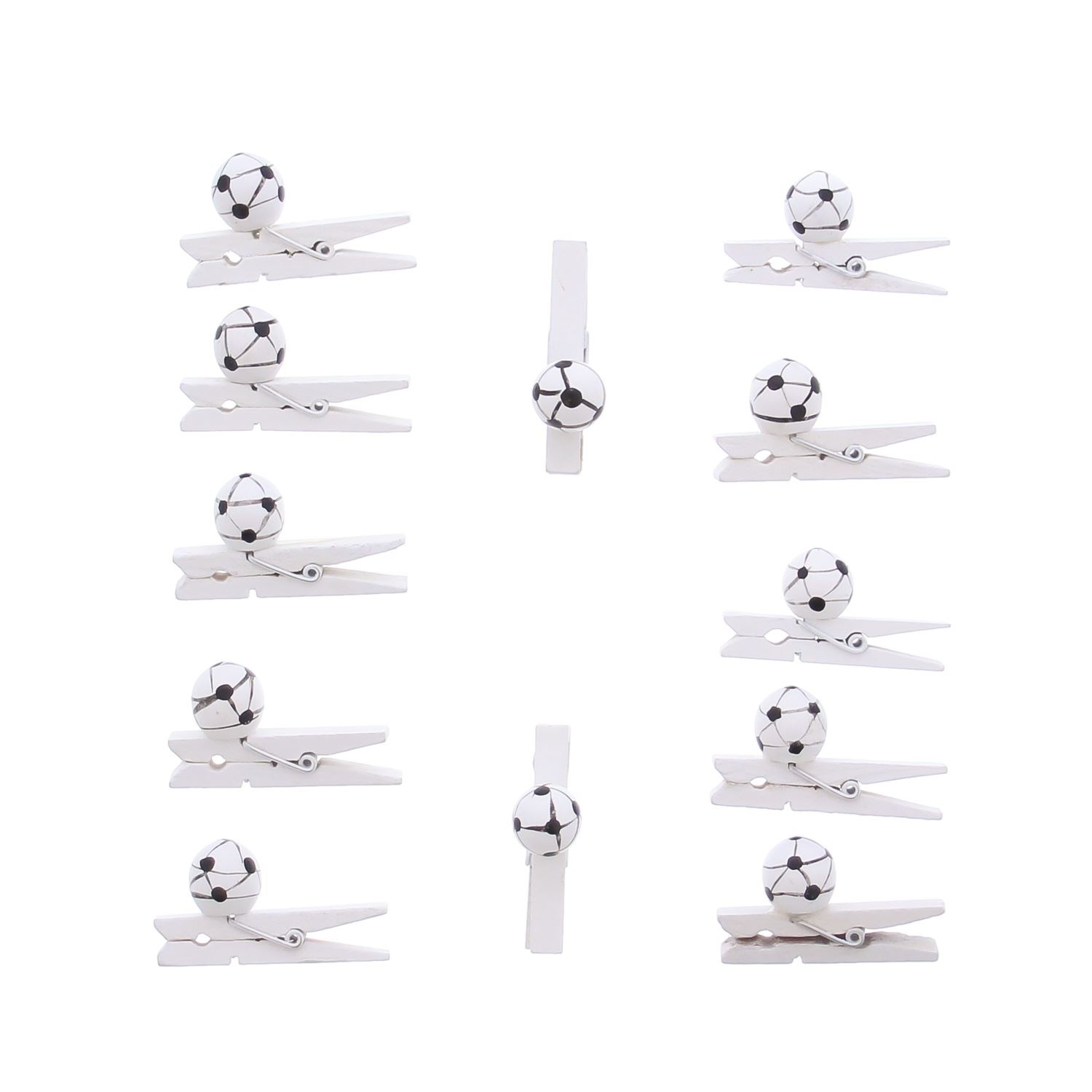 Clamp with football - 47*25 mm - 144 pieces
