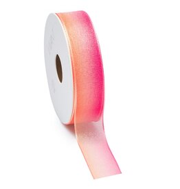 Ombré ribbon - Orange red