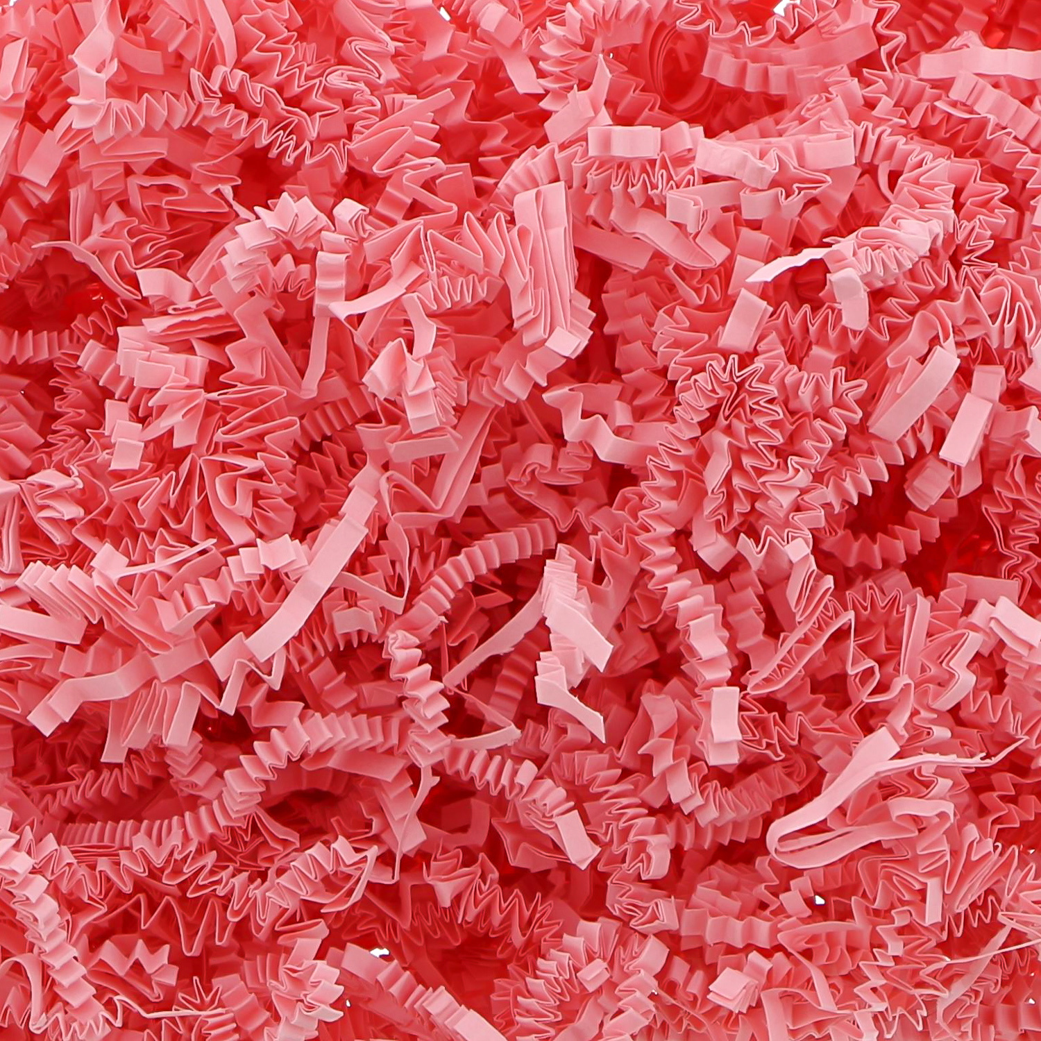 Matériau de remplissage papier zigzag grésillant - rose clair