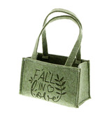 "Fall in love" carrying bag 13 cm smokey green - 130*70*180mm - 8 pieces