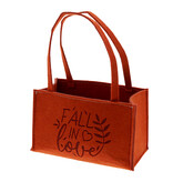 "Fall in love" draagtasje 18 cm roest - 180*100*230mm - 8 stuks