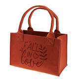 Sac de transport "Fall in love" 27 cm rouille  - 270*140*300mm - 4 pièces