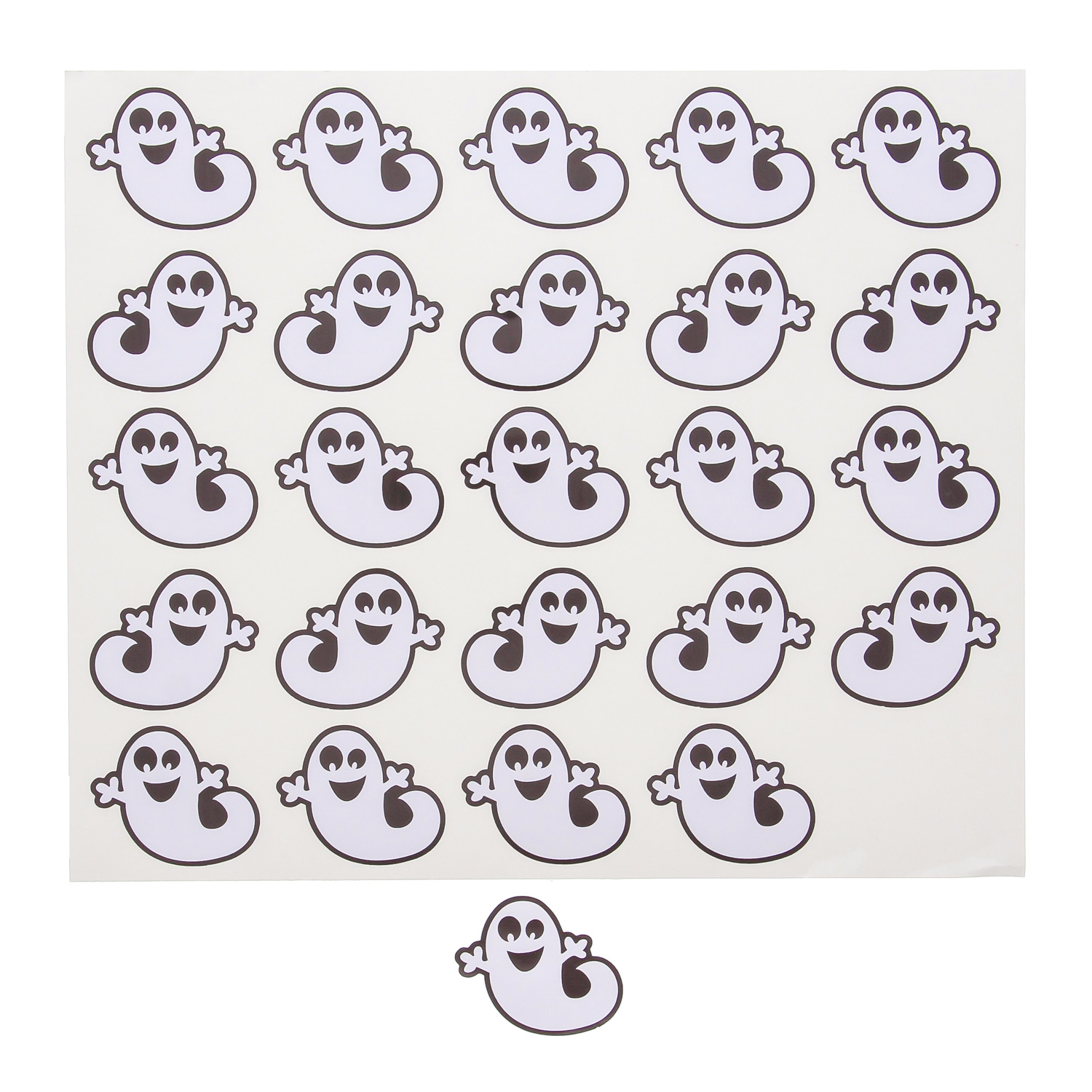 Sticker halloween "Scene" - 80 stuks
