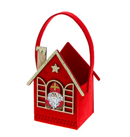 Sint "Vintage"  huis mand met hengsel