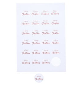 Sticker 4 cm " Happy new year"  Gold