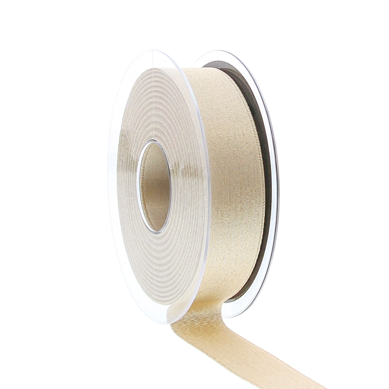 Band Shimmer Weisses - Gold -25mm x 20mtr