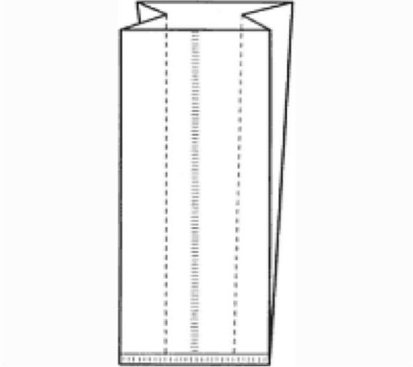 Sachets polypropylène côté pli 100*80*350mm - 1000 pièces
