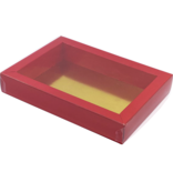 GK7 Window box with transparant lid (red) - 175*120*33mm - 100 pieces