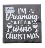 Napkin wine christmas