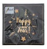 Serviette New year Glitzer