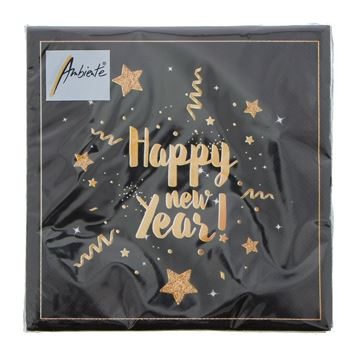 Serviette new year an paillettes