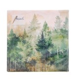 Napkin evergreen trees