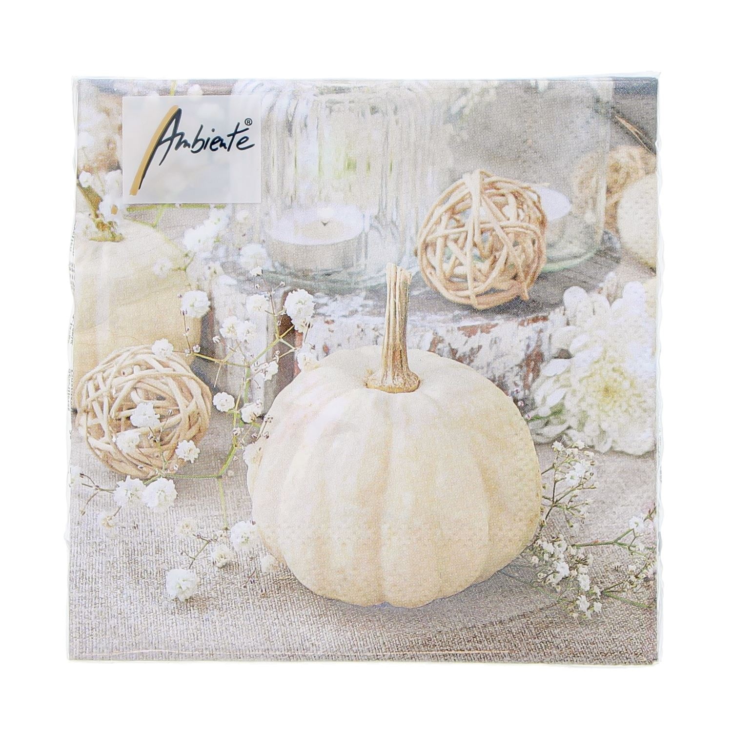 Serviette moderner Kürbis