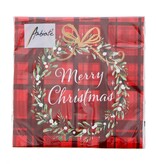 Napkin Christmas plaid