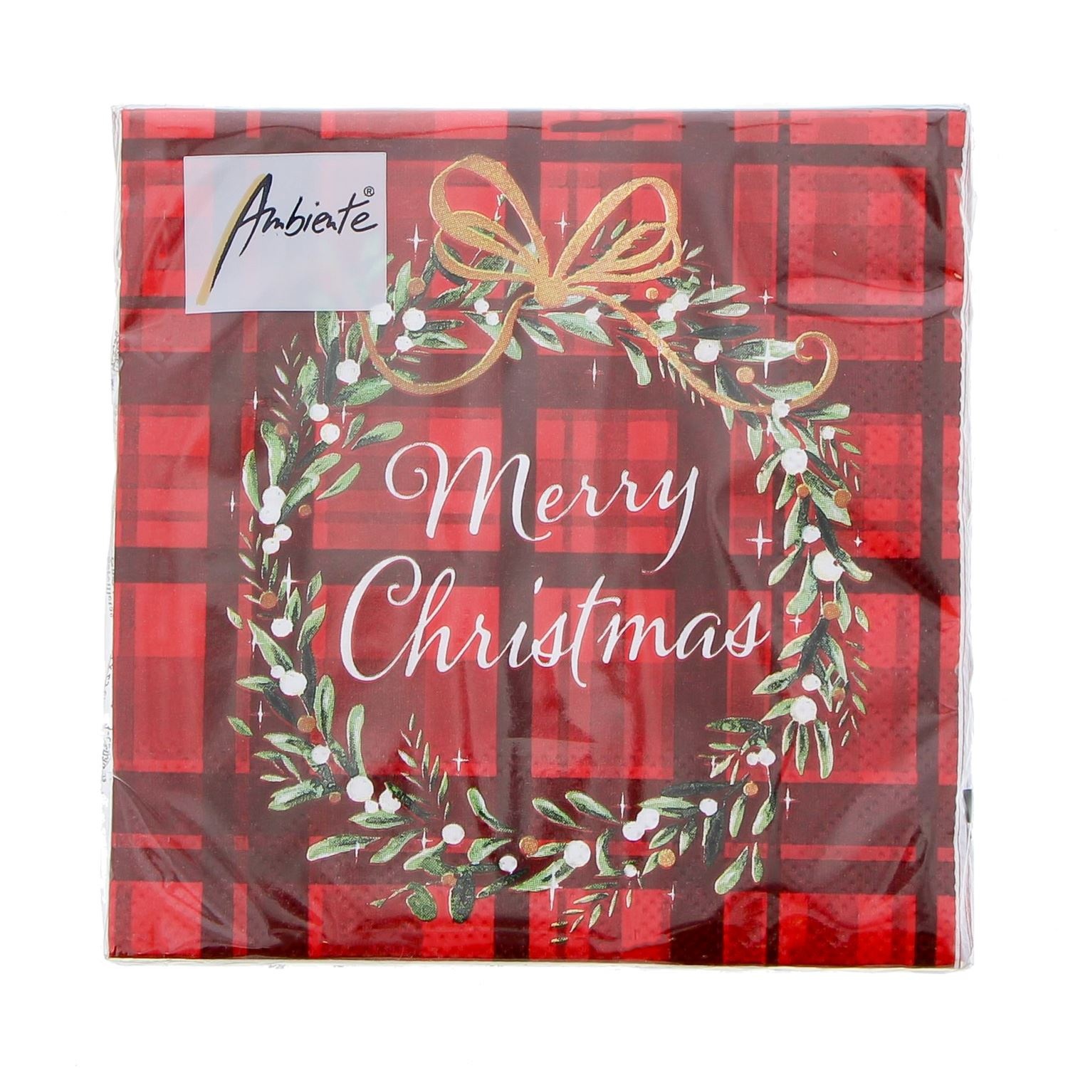 Servet Christmas plaid