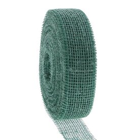 Jute ribbon smokey green