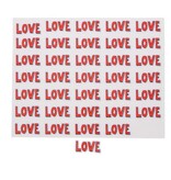 Sticker blinkend  "Sparkling Love" tekst