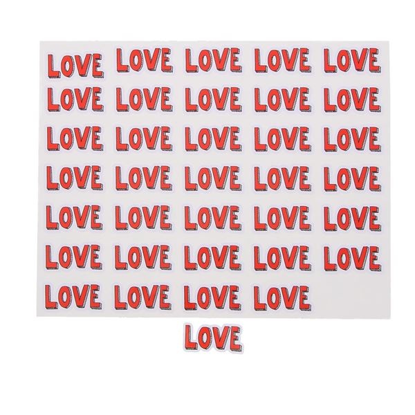 Sticker blinkend  "Sparkling Love" tekst