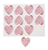 Sticker blinkend  "Sparkling Love" hart