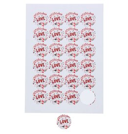 Sticker 4 cm "Sparkling Love"
