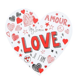 Pancarte  "Sparkling Love" 18 cm
