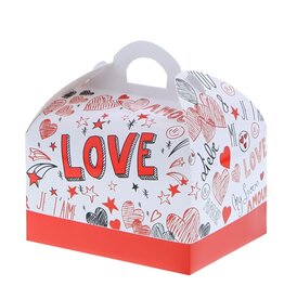Sweetbox with handle 500 gr. "Sparkling Love"