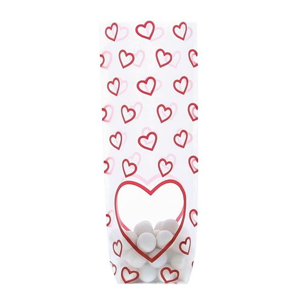 Gelaitonneer koord chenille rood