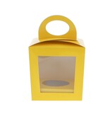 Boîte à oeufs de Pâques jaune - 25 pièces