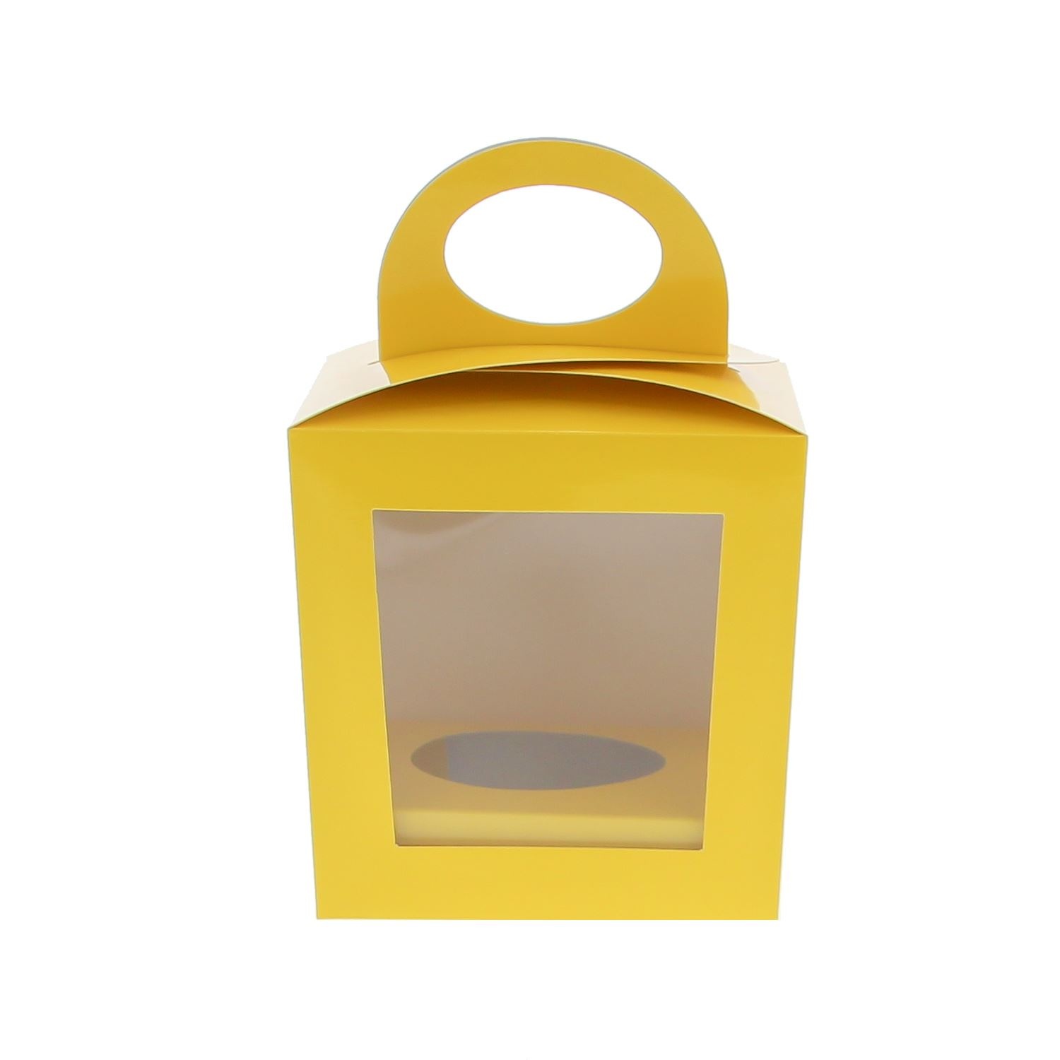 Boîte à oeufs de Pâques jaune - 25 pièces