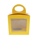 Boîte à oeufs de Pâques jaune - 25 pièces