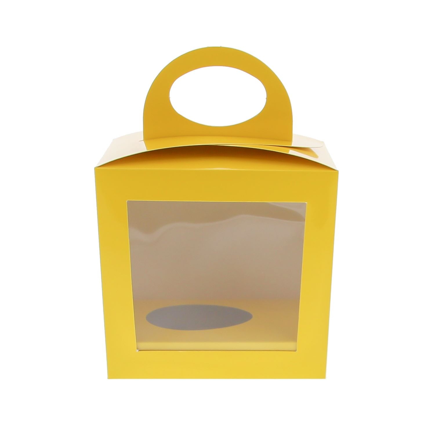 Boîte à oeufs de Pâques jaune - 25 pièces