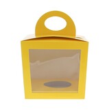 Boîte à oeufs de Pâques jaune - 25 pièces