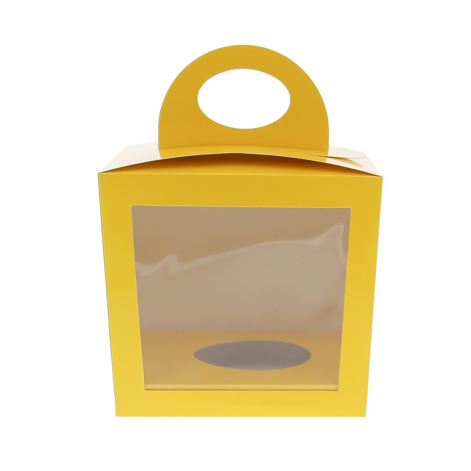 Boîte à oeufs de Pâques jaune - 25 pièces