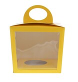 Boîte à oeufs de Pâques jaune - 25 pièces