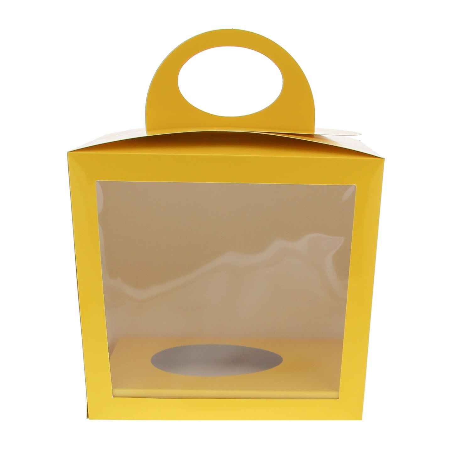 Boîte à oeufs de Pâques jaune - 25 pièces