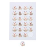 Sticker Hase "Hopper"" - 4 cm ⌀ - 120 Stück