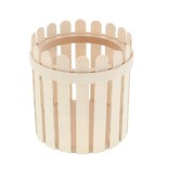 "Hekwerk" autour du récipient élevé de naturel