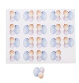 Sticker shiny Bunny "Hopper" 3 eggs or flower