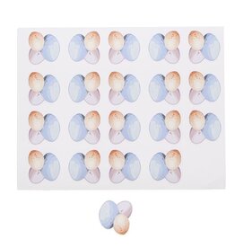 Sticker blinkend Bunny "Hopper" 3 oeufs ou une fleur