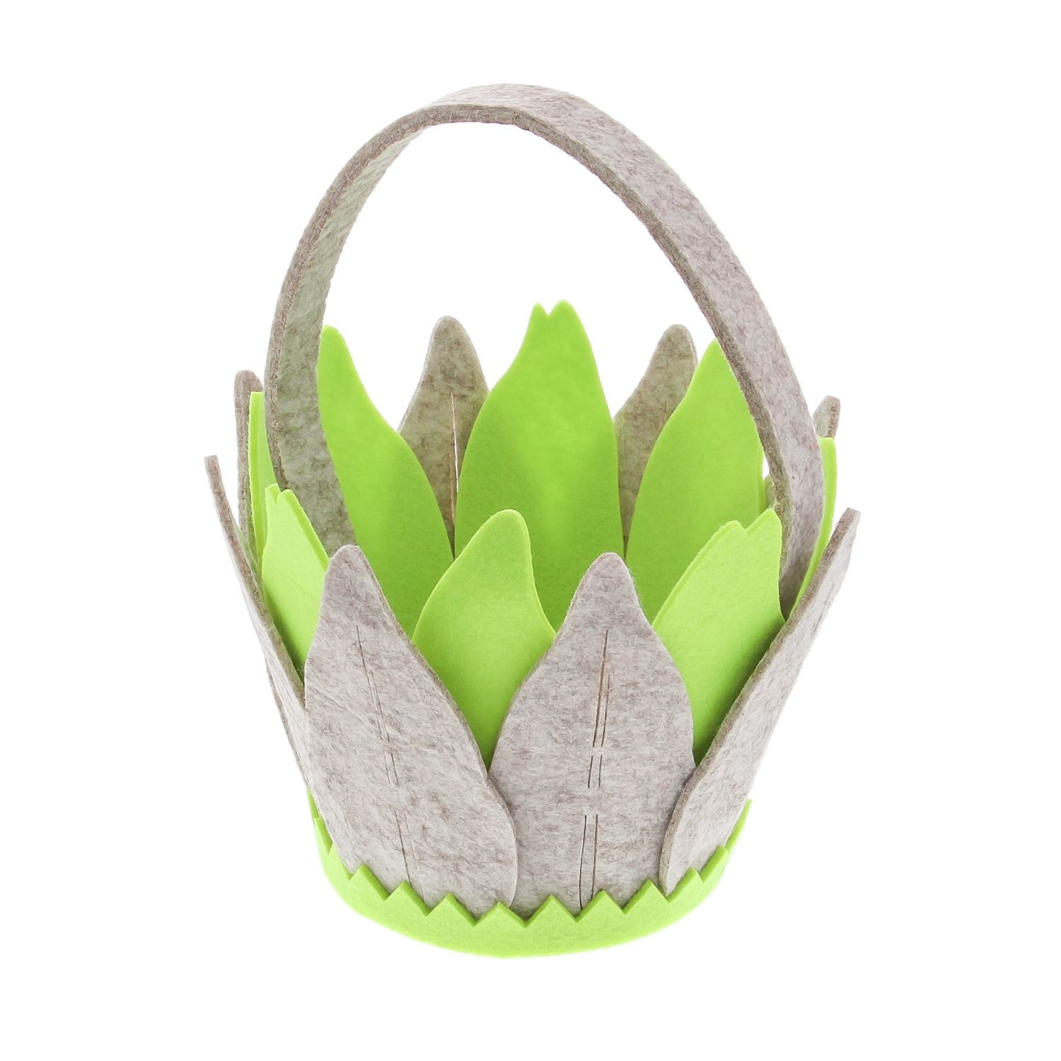 Panier en feutre "Lotus"