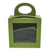 Boîte à oeufs de Pâques + base d’oeuf "Natura" vert