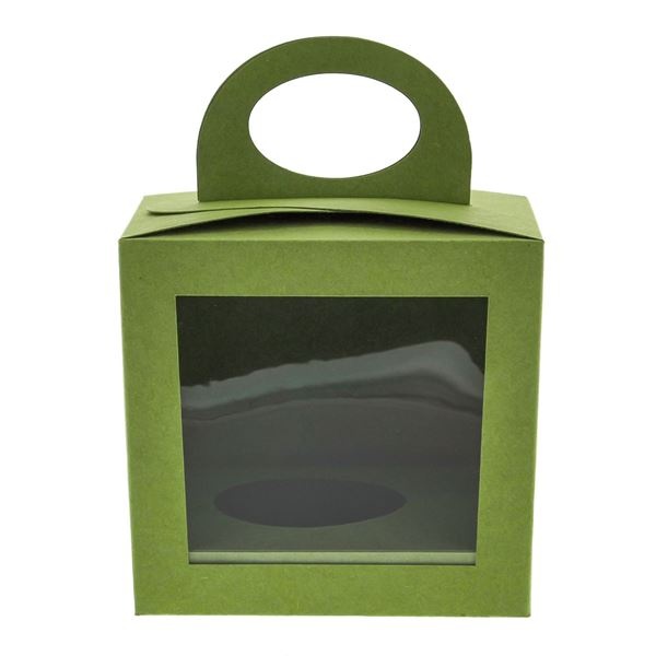 Boîte à oeufs de Pâques + base d’oeuf "Natura" vert
