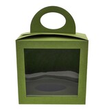 Boîte à oeufs de Pâques + base d’oeuf "Natura" vert