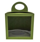 Boîte à oeufs de Pâques + base d’oeuf "Natura" vert