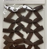 Single sticker bows grosgrain - 150 pieces