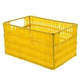 Plastic basket rectangular - red